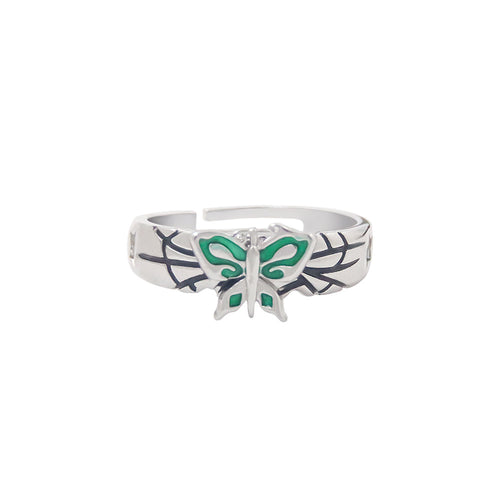 Jojo Bizarre Adventure Stone Sea and Sky Strip Xu Lun Butterfly Ring COS Ring Jewelry